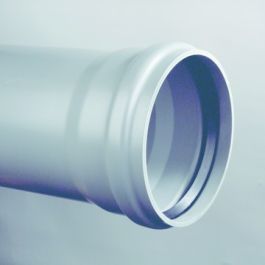 PVC-Mofbuis 160x3,2mm Benor SN2 grijs Lg 1m