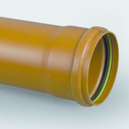 PVC-Mofbuis 110x3,2mm Benor SN 8 roodbruin Lg 1m