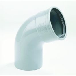PVC Coude 110mm 67°30 MF à joint SN4/SN8 gris