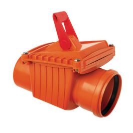 PVC Ontstoppingsstuk 110mm met keerklep en vergrendeling Robr
