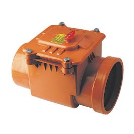 PVC Ontstoppingsstuk 160mm met keerklep en vergrendeling Robr