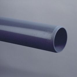 PVC-U Buis 63x3,0mm EN1452 PN10 dGrijs Lg 6m